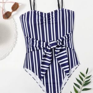 Plus Striped One Piece NWT